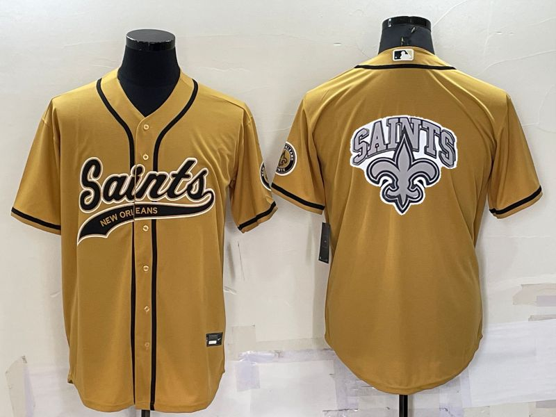 Men's New Orleans Saints Yellow Jersey
